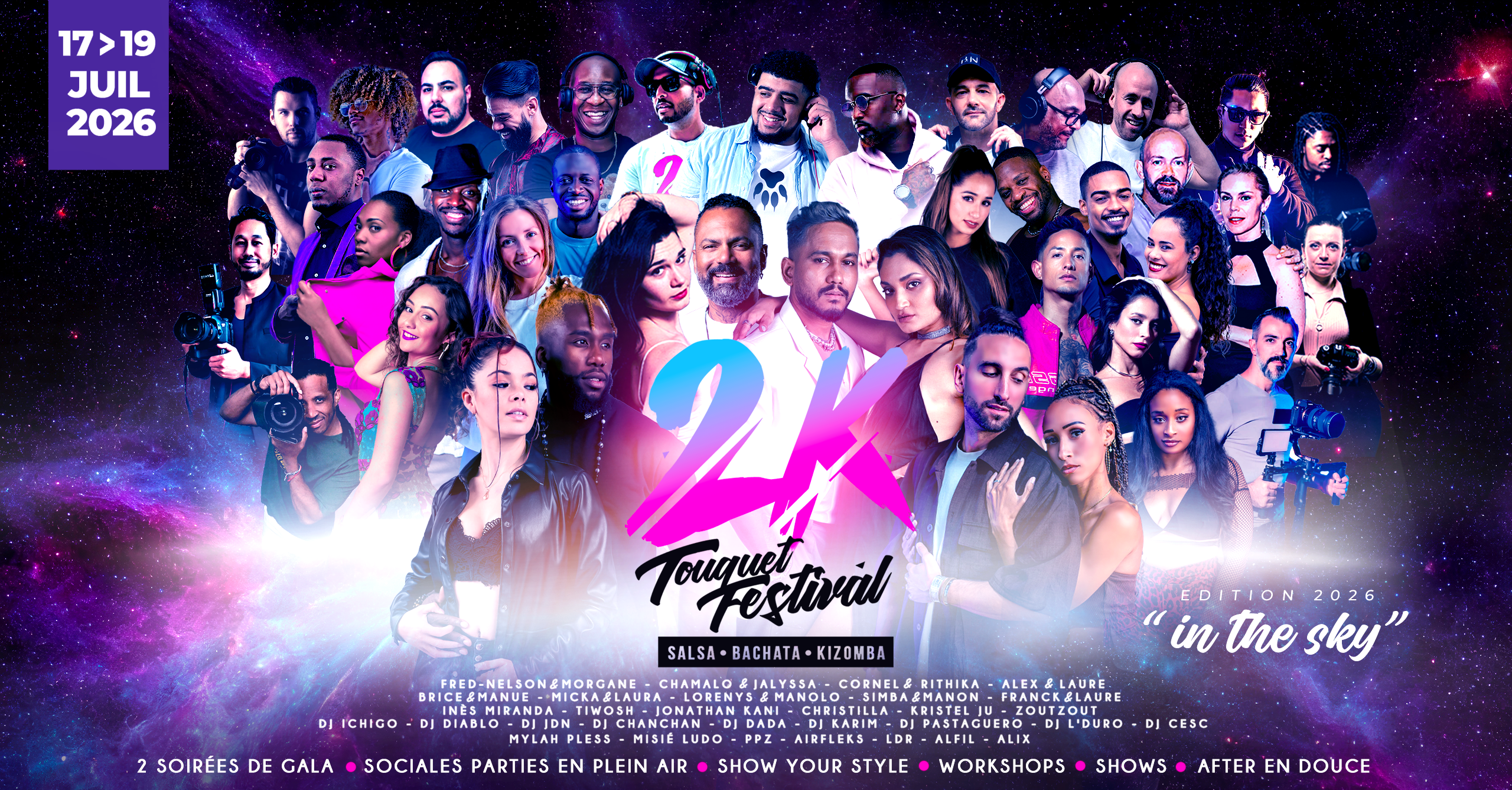 Line-up complet 2K Festival 2026